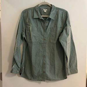 New w/o Tags YETI x L.L. Bean Green Cargo Button Down